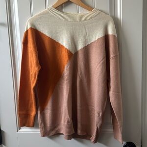 Shein geometric sweater size medium